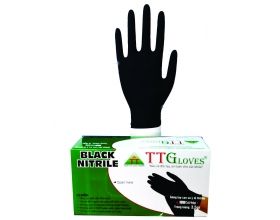 GĂNG TAY NITRILE ĐEN VÀ ĐEN NHÃN TTGLOVES MỚI VỀ CÓ ĐỦ CÁC SIZE. XS.S.M.L 