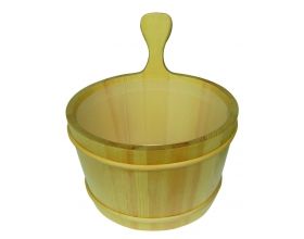 XÔ GỖ  4 LÍT - PHỤ KIỆN PHÒNG XÔNG HƠI