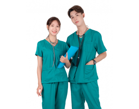 ĐỒNG PHỤC BÁC SĨ MAY SẴN MÀU XANH LÁ CÂY