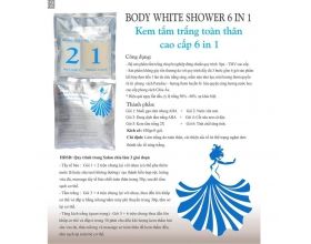 BỘ TẮM TRẮNG TOÀN THÂN CAO CẤP 6 IN 1 - BODY WHITE SHOWER 6 IN 1