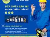 SỬA CHỮA MÁY TRIỆT LÔNG LASER,BẢO TRÌ MÁY SPA,TẠI BÌNH DƯƠNG,THIẾT BỊ THẨM MỸ KIM PHÁT